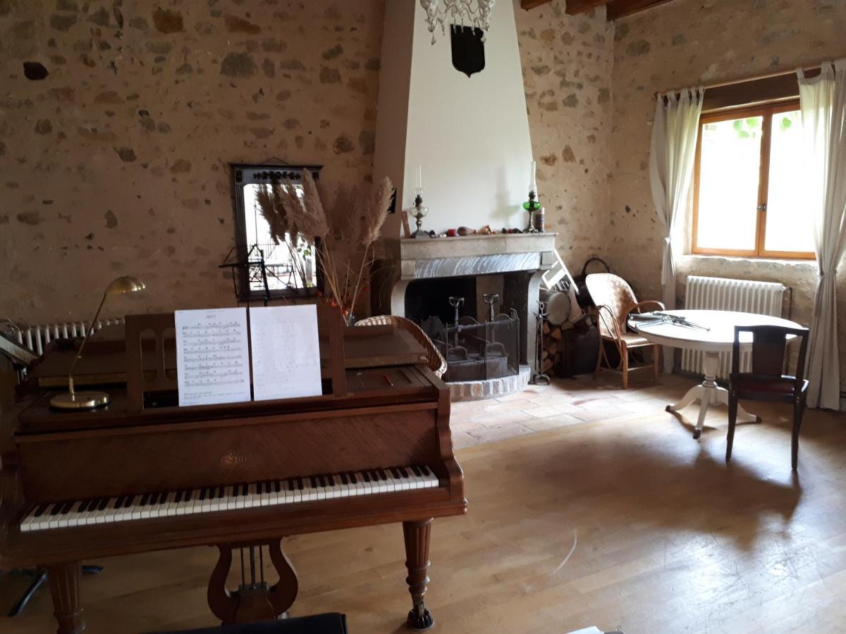 La Grange Des Blins Hotel Jouy  Bagian luar foto