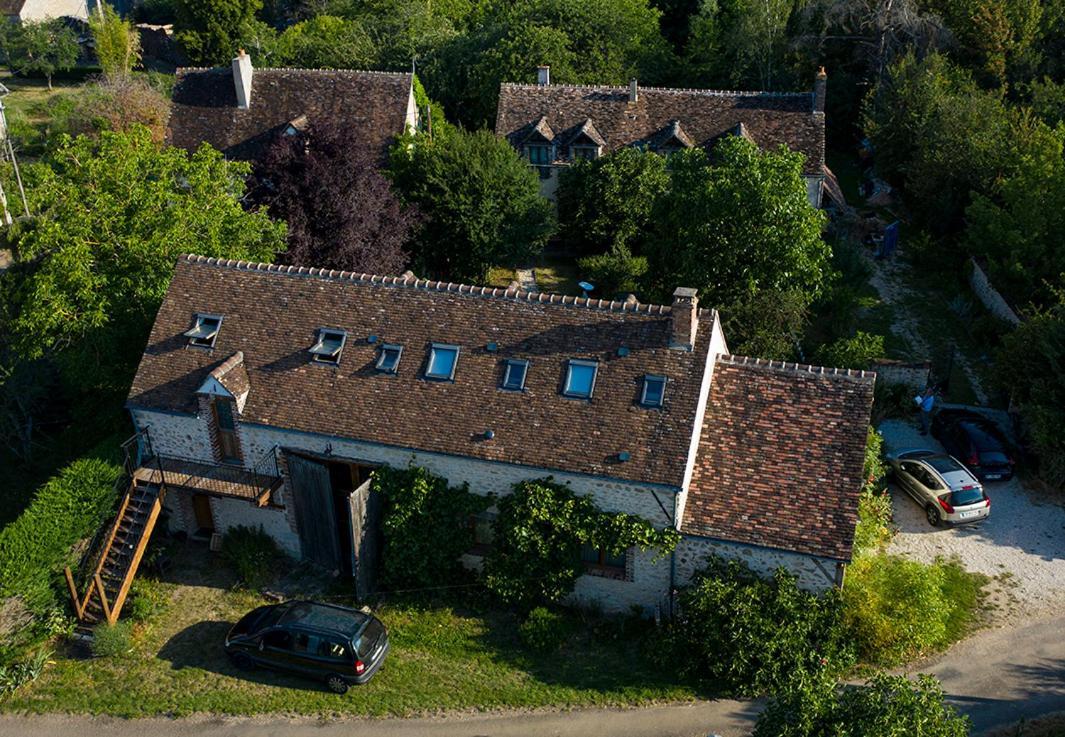 La Grange Des Blins Hotel Jouy  Bagian luar foto