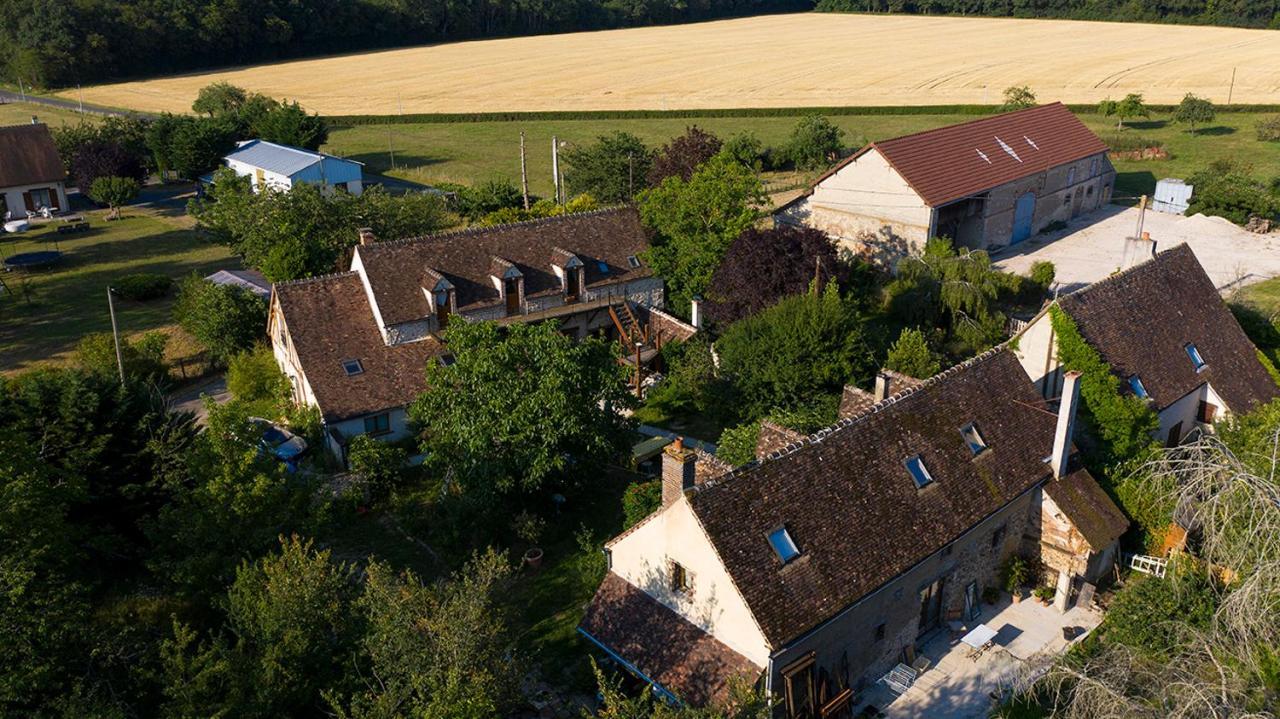La Grange Des Blins Hotel Jouy  Bagian luar foto