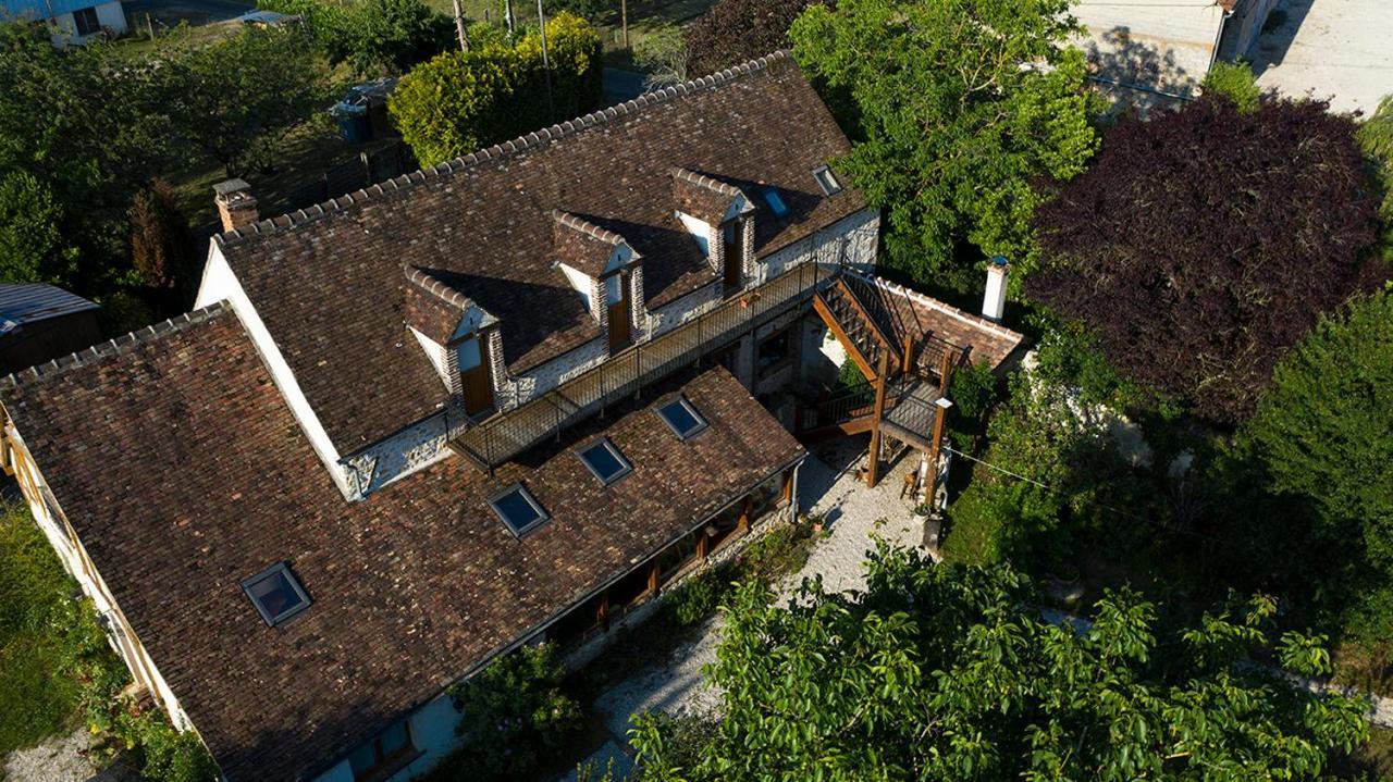 La Grange Des Blins Hotel Jouy  Bagian luar foto